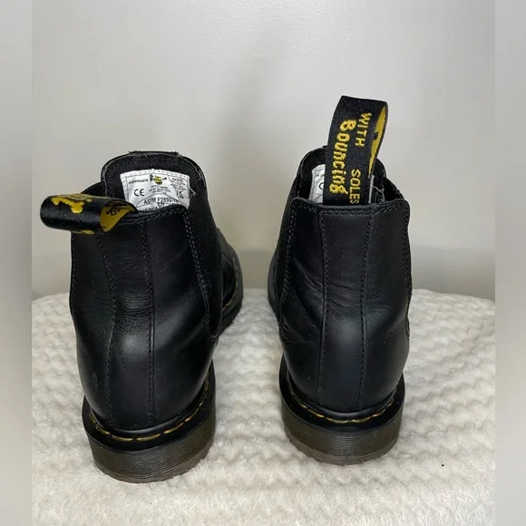 Dr. Martens Black Leather Chelsea Boots - Picture 2 of 8